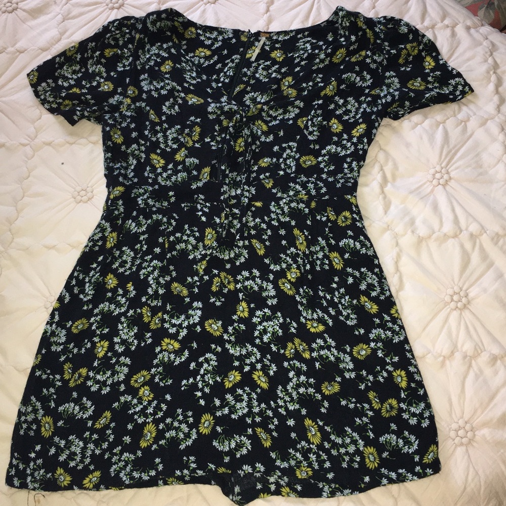 Free people floral skort dress